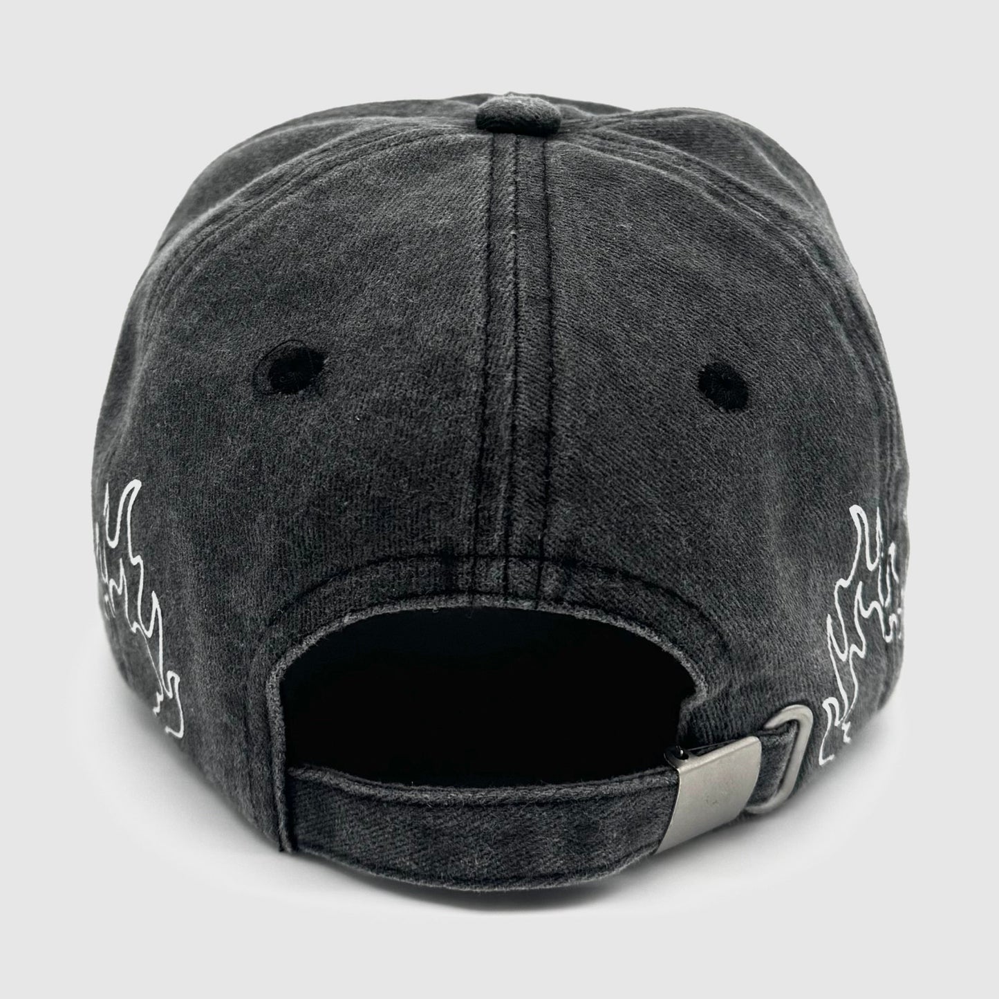 FLMXHRT CAP (FADED BLACK WASH)