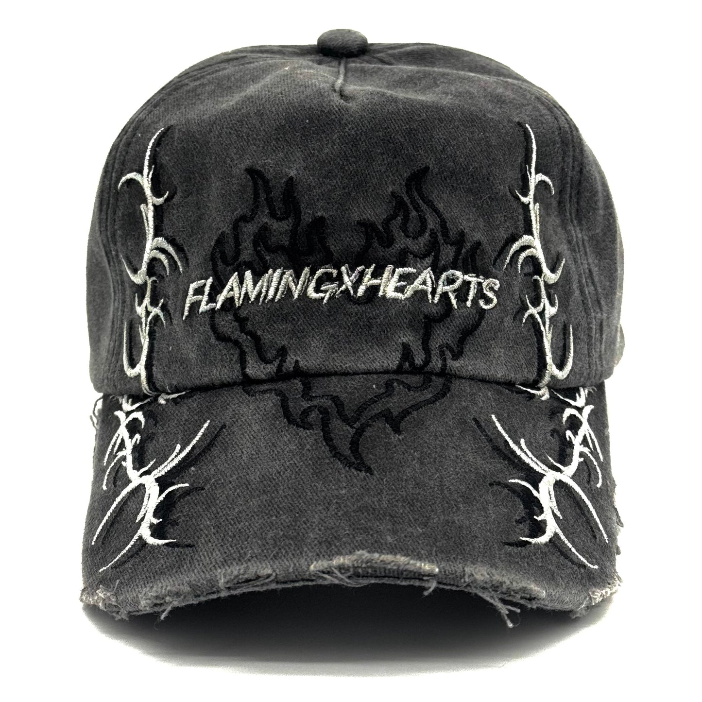 FXH//ICON CAP (FADED BLACK WASH)