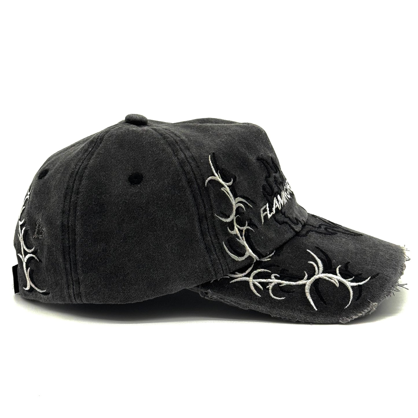 FXH//ICON CAP (FADED BLACK WASH)