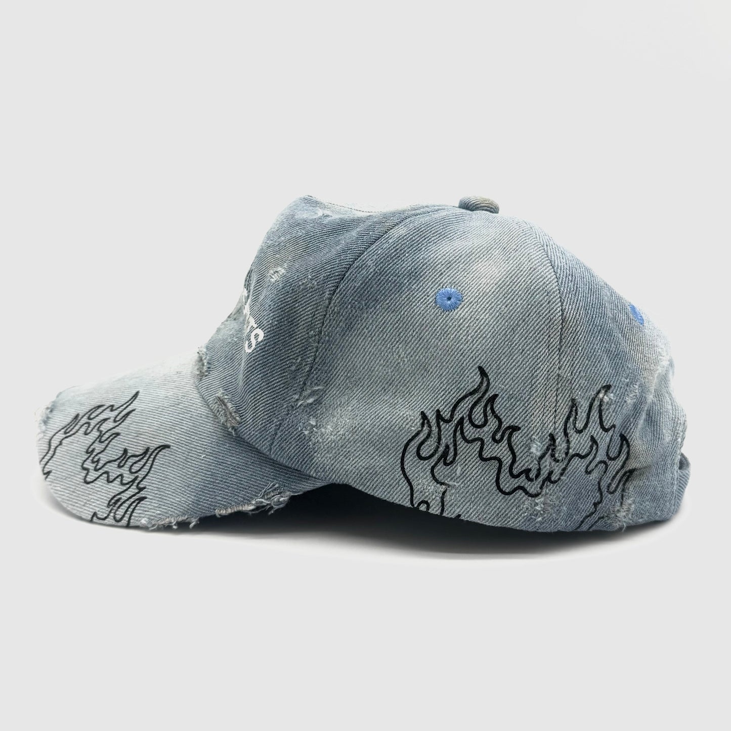 FLMXHRT CAP (SUN-FADED DENIM)